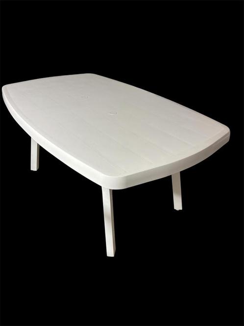 Allibert uitschuifbare tuintafel tot 225cm, Tuin en Terras, Tuintafels, Zo goed als nieuw, Ophalen