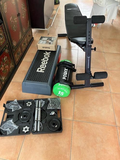 Assortiment thuis fitness elementen, Sport en Fitness, Fitnessmaterialen, Gebruikt, Overige typen, Ophalen