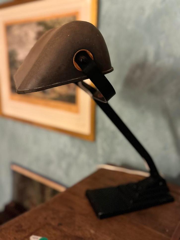 Erpe lamp met kunststof kap, Huis en Inrichting, Lampen | Tafellampen, Zo goed als nieuw, Kunststof, Ophalen