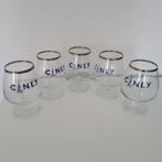 Bierglazen CINEY / 5 stuks, Verzamelen, Ophalen of Verzenden, Gebruikt, Glas of Glazen