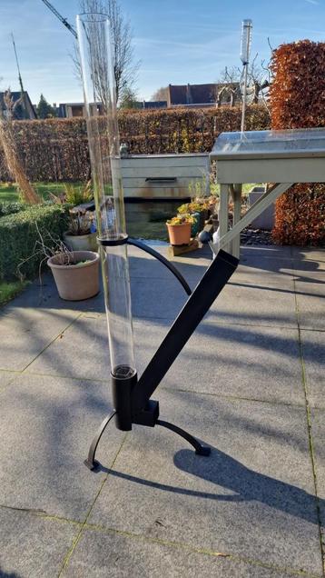 Vuurtornado of fakkel, pellets nieuw glazen buis 125cm L beschikbaar voor biedingen