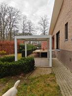 Pergola met elektrische lamellen, zonnescherm en infrarood, Enlèvement, Utilisé, Pavillon de jardin
