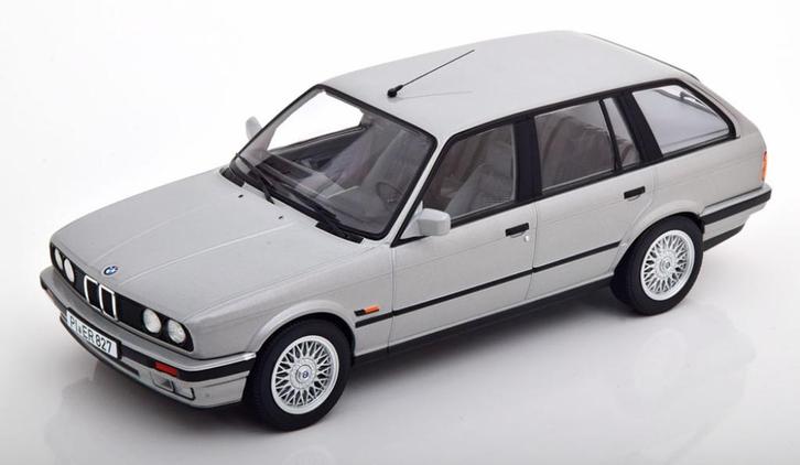 BMW 325i E30 Touring 1991 zilver Norev NIEUW 1/18, Hobby en Vrije tijd, Modelauto's | 1:18, Nieuw, Auto, Norev, Ophalen of Verzenden