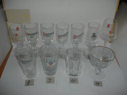 Bierglazen Rodenbach aan € 1,00 - 1,50 en 2,50 per stuk, Verzamelen, Biermerken, Zo goed als nieuw, Glas of Glazen, Overige merken