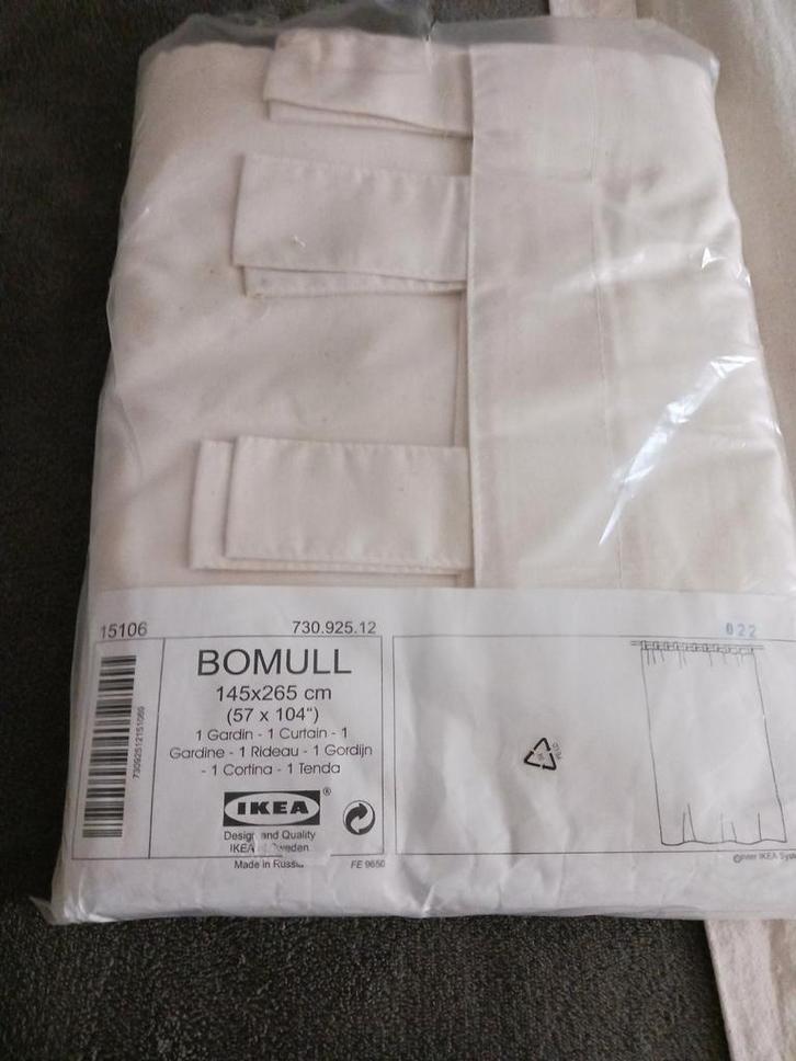 2 Nieuwe grote gordijnen van Ikea te koop., Huis en Inrichting, Stoffering | Gordijnen en Lamellen, Zo goed als nieuw, Ophalen