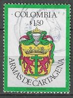 Colombia 1976 - Yvert 689 - Wapenschild van Cartagena (ST), Verzenden, Gestempeld