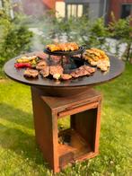 BBQ Plancha Brasero Corten, Tuin en Terras, Vuurschalen, Ophalen of Verzenden, Zo goed als nieuw