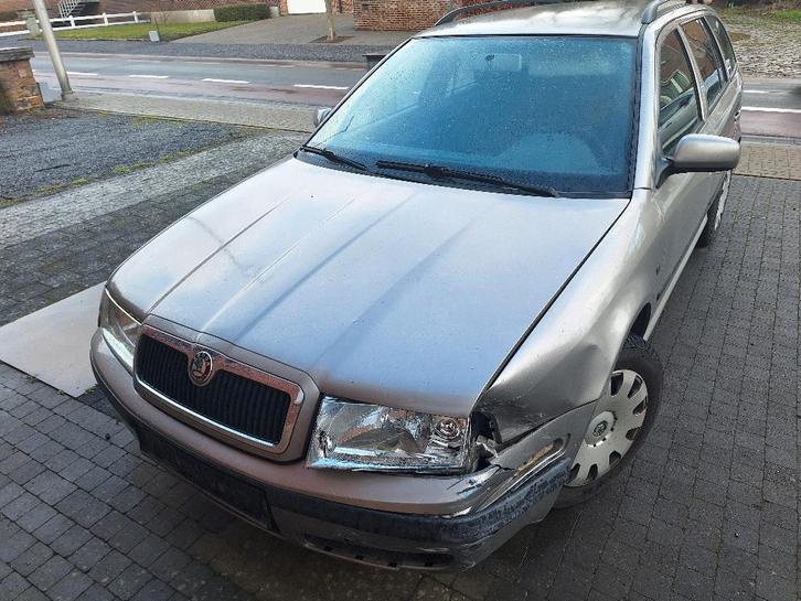 Skoda Octacia, Auto's, Skoda, Particulier, Octavia, Diesel, Euro 4, Break, 5 deurs, Handgeschakeld, Beige, Zwart, Stof, Ophalen