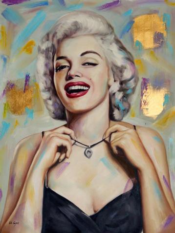 " Marilyn Monroe " Olieverfschilderij van Eran Di Capri  beschikbaar voor biedingen