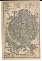 1900 - Mechelen stadsplannetje, Boeken, Atlassen en Landkaarten, Verzenden