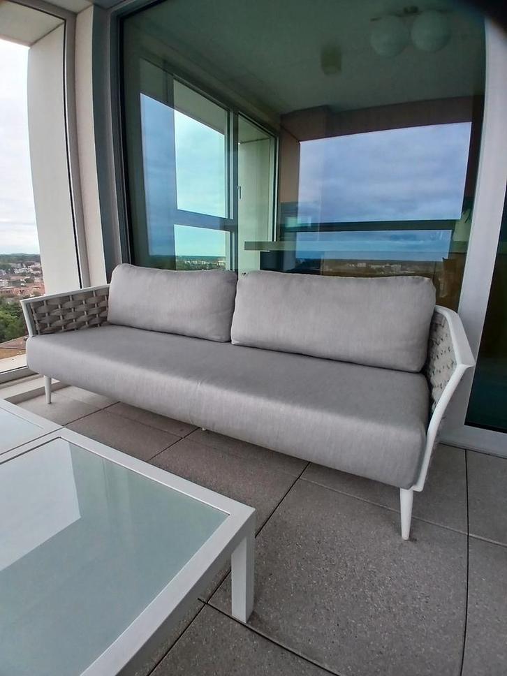 Manutti Cascade 2,5 zit met bijpassende tafeltjes, Tuin en Terras, Tuinbanken, Zo goed als nieuw, Ophalen