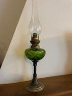 Glazen petroleumlamp, Antiek en Kunst, Ophalen