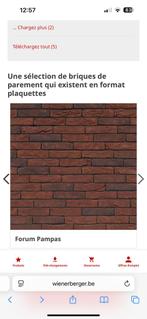 Plaquettes de parement Wienerberger (2.500 pieces), Ophalen, Nieuw