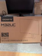 Gigabyte M32UC 32" 4K 144hz UHD Curved gaming monitor, Computers en Software, Monitoren, Gaming, Gigabyte, 101 t/m 150 Hz, Hoofdtelefoonaansluiting