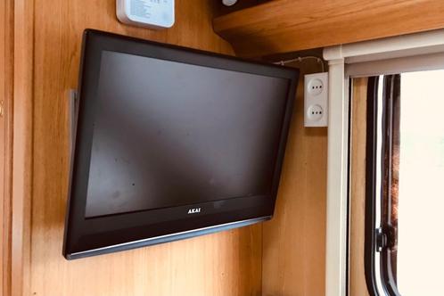 Scherm (TV, PC) + ophangsysteem mobilhome, Caravans en Kamperen, Overige Caravans en Kamperen, Zo goed als nieuw, Ophalen