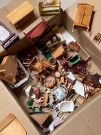 Doos met oud poppenkast meubilair, Verzamelen, Ophalen of Verzenden, Zo goed als nieuw