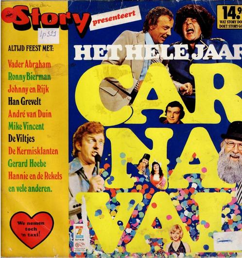 lp   /   Story Presenteert Het Hele Jaar Carnaval, CD & DVD, Vinyles | Autres Vinyles, Autres formats, Enlèvement ou Envoi
