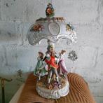 Hand geschilderde porseleinen tafellamp van VOD Schierholz, Ophalen