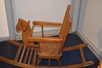 prachtige stevig houten hobbel paard, circa 80jaar, Antiek en Kunst, Ophalen