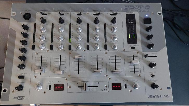 JB Systems mengpaneel Beat 6 USB, TV, Hi-fi & Vidéo, Amplificateurs & Ampli-syntoniseurs, Comme neuf, Autres systèmes, Autres marques