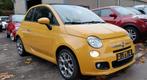 ⭕FIAT 500S Cabriolet_1.2 i (69CH)_09/2015✅EUR.6_45.000KM✅, 4 zetels, Stof, Cabriolet, 115 g/km