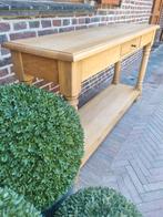 Eiken sidetable/wandconsole, Ophalen of Verzenden, Zo goed als nieuw