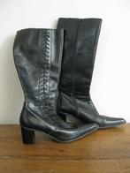 Zwarte dameslaarzen – maat 41 – merk: Bleu de toi, Hoge laarzen, Zwart, Ophalen of Verzenden, Zo goed als nieuw