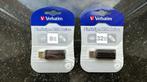 Verbatim PinStripe clé USB 8 et 32GB, Audio, Tv en Foto, Foto | Geheugenkaarten, 32 GB, Memory stick, Nieuw, Overige