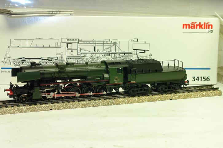 MARKLIN 34156 VAPEUR 26.005 SNCB NMBS AC DIGITAL DELTA, Hobby & Loisirs créatifs, Trains miniatures | HO, Comme neuf, Locomotive