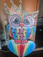 Airbrush uil op hartvormig bord, Ophalen