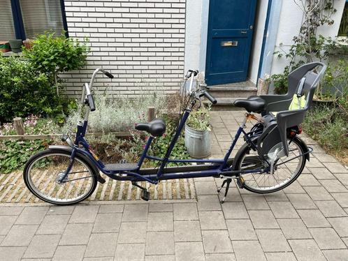 ouder kind tandem, Fietsen en Brommers, Fietsen | Tandems, Gebruikt, Minder dan 10 versnellingen, Ophalen