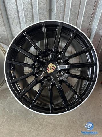 1 stuks originele Porsche 911 997 Sport 19 inch zwarte velg  beschikbaar voor biedingen