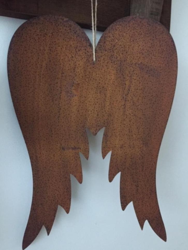 Vleugel - Engel - roestig ijzer Landelijk, Diversen, Kerst, Nieuw, Ophalen of Verzenden