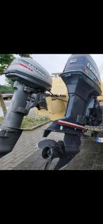 Buitenboordmotor Evinrude 60pk, Watersport en Boten, Ophalen, Gebruikt, Elektrische start, 30 pk of meer