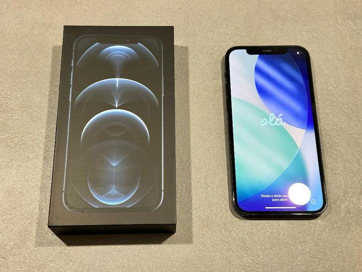 Apple iPhone 12 Pro - bleu pacifique - 128 Go, Télécoms, Téléphonie mobile | Apple iPhone, Utilisé, 128 GB, Sans abonnement, Sans simlock