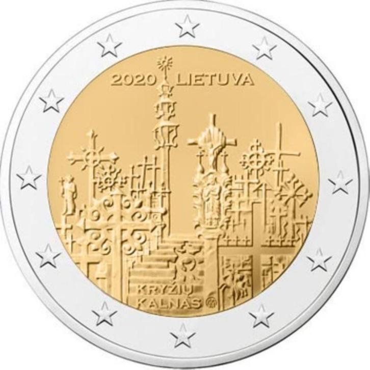 2 euro Litouwen 2020 - Heuvel der kruisen (UNC), Postzegels en Munten, Munten | Europa | Euromunten, Losse munt, 2 euro, Overige landen
