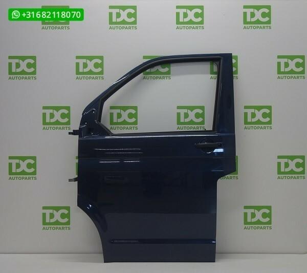VW Transporter T6 (15-18) Voorportier links starlight blue, Auto-onderdelen, Carrosserie, Deur, Volkswagen, Voor, Links, Gebruikt