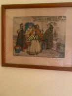 Litho opsomer door b janssens, Antiek en Kunst, Ophalen