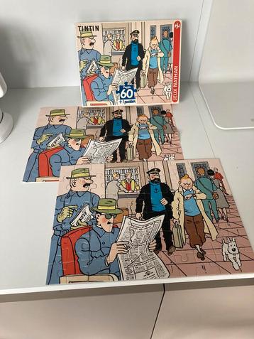 Tintin puzzle Hôtel Cornavin 60 pièces Nathan 1994