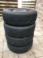 4 winterwielen 5 x 110, Auto-onderdelen, Banden en Velgen, Ophalen, Gebruikt, 15 inch, Banden en Velgen