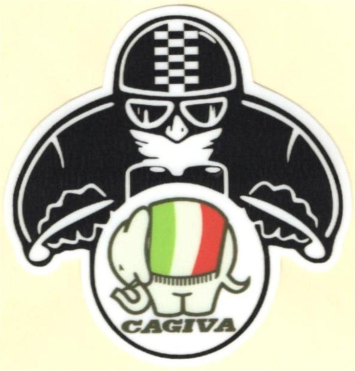 Cagiva Cafe Racer sticker #6, Motoren, Accessoires | Stickers, Verzenden