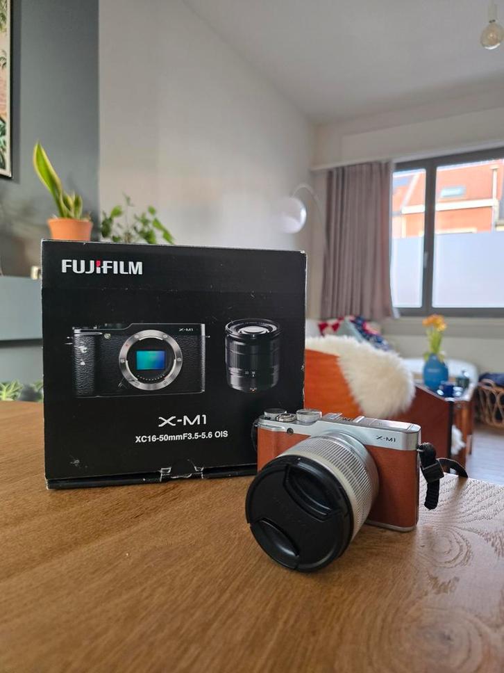 Fujifilm x-m1 - bruin, Audio, Tv en Foto, Fotocamera's Digitaal, Ophalen