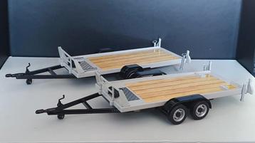 2x aanhangwagen, (race) car-trailer beschikbaar voor biedingen
