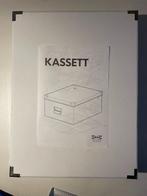 2 witte opbergdozen / Kassett / Ikea, Ophalen, Nieuw