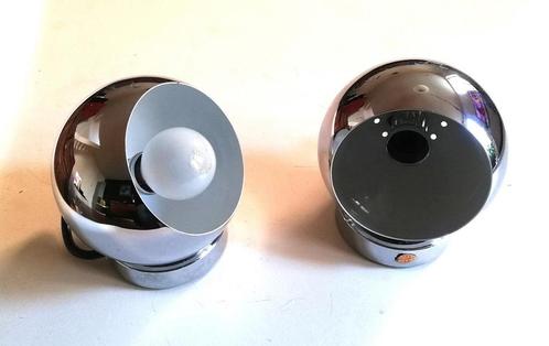 Appliques Reggiani magnétique eye ball design space age vint, Antiek en Kunst, Kunst | Designobjecten, Ophalen of Verzenden