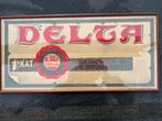 Reklame litho Delta bier afgetrokken in de brouwerij, Verzamelen, Ophalen, Gebruikt, Reclamebord