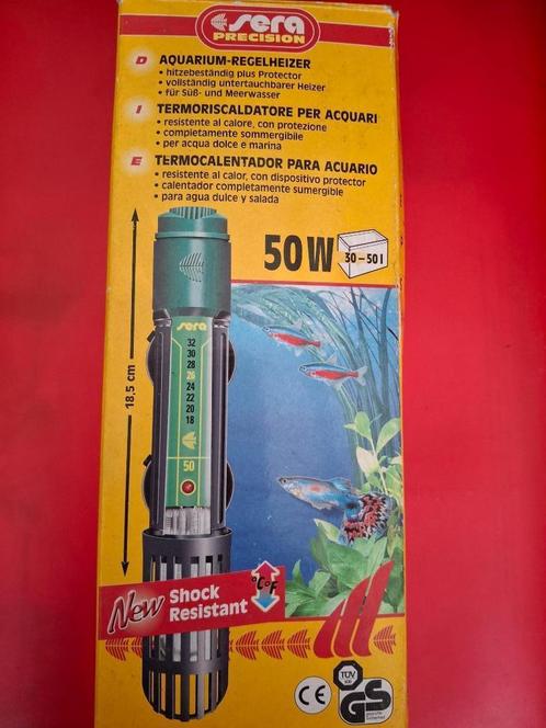 Sera Aquarium regelverwarming 50W, Dieren en Toebehoren, Vissen | Aquaria en Toebehoren, Nieuw, Ophalen of Verzenden