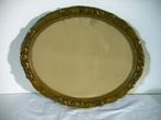 Ovale houten lijst met glas, Ophalen of Verzenden