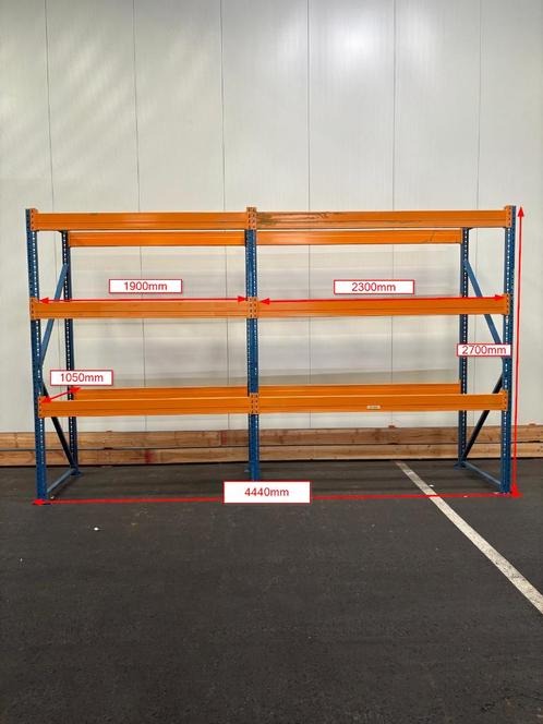 Palletstelling Nedcon NP - Occasie - Diverse afmetingen, Zakelijke goederen, Kantoor en Winkelinrichting | Magazijn, Stelling en Opslag