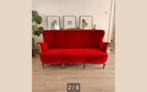 Vintage zetel salon - 3 zit, Huis en Inrichting, Ophalen, Zo goed als nieuw